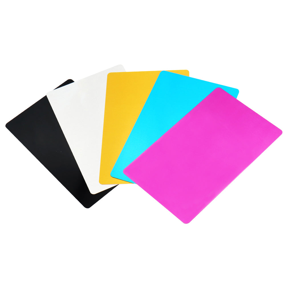 wavetopsign-100pcs-t-0-3mm-business-name-card-aluminium-alloy-multicolor-metal-sheet-testing-material-for-laser-marking-machine