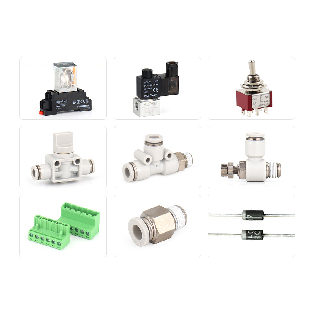 wavetopsign-pneumatic-solenoid-value-relay-6mm-fittings-ultimate-air-assiast-set-for-co2-laser-cutting-and-engraving-machine
