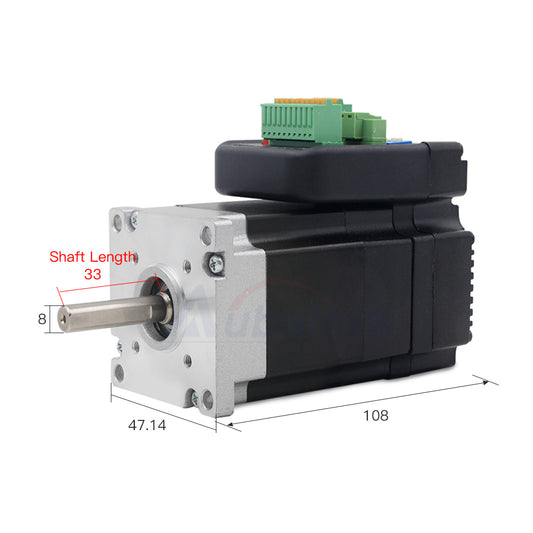 WaveTopSign 100W AC Integrated Servo Motor 0.29N.m 36VDC iHSV57-30-10-36