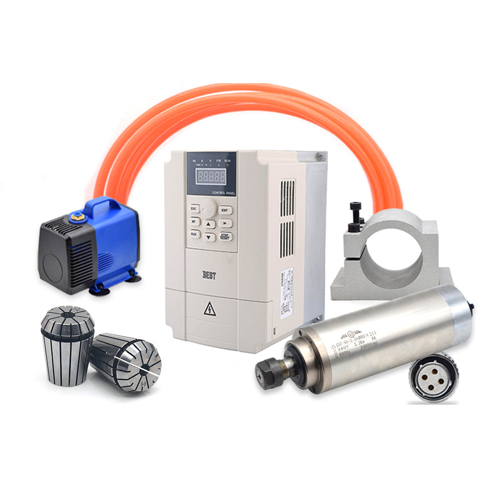 aubalasti-2-2kw-er20-water-cooled-spindle-kit-water-cooling-spindle-with-2-2kw-inverter-80mm-spindle-bracket-80w-water-pump