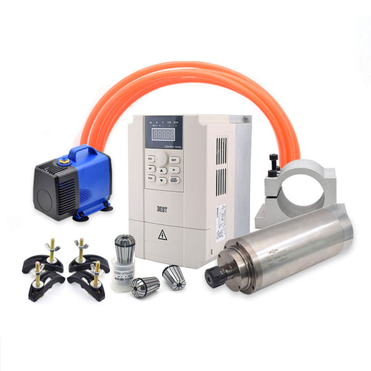 WaveTopSign 4.5kw 5.5kw 6kw CNC Water Cooled Spindle Motor Kits