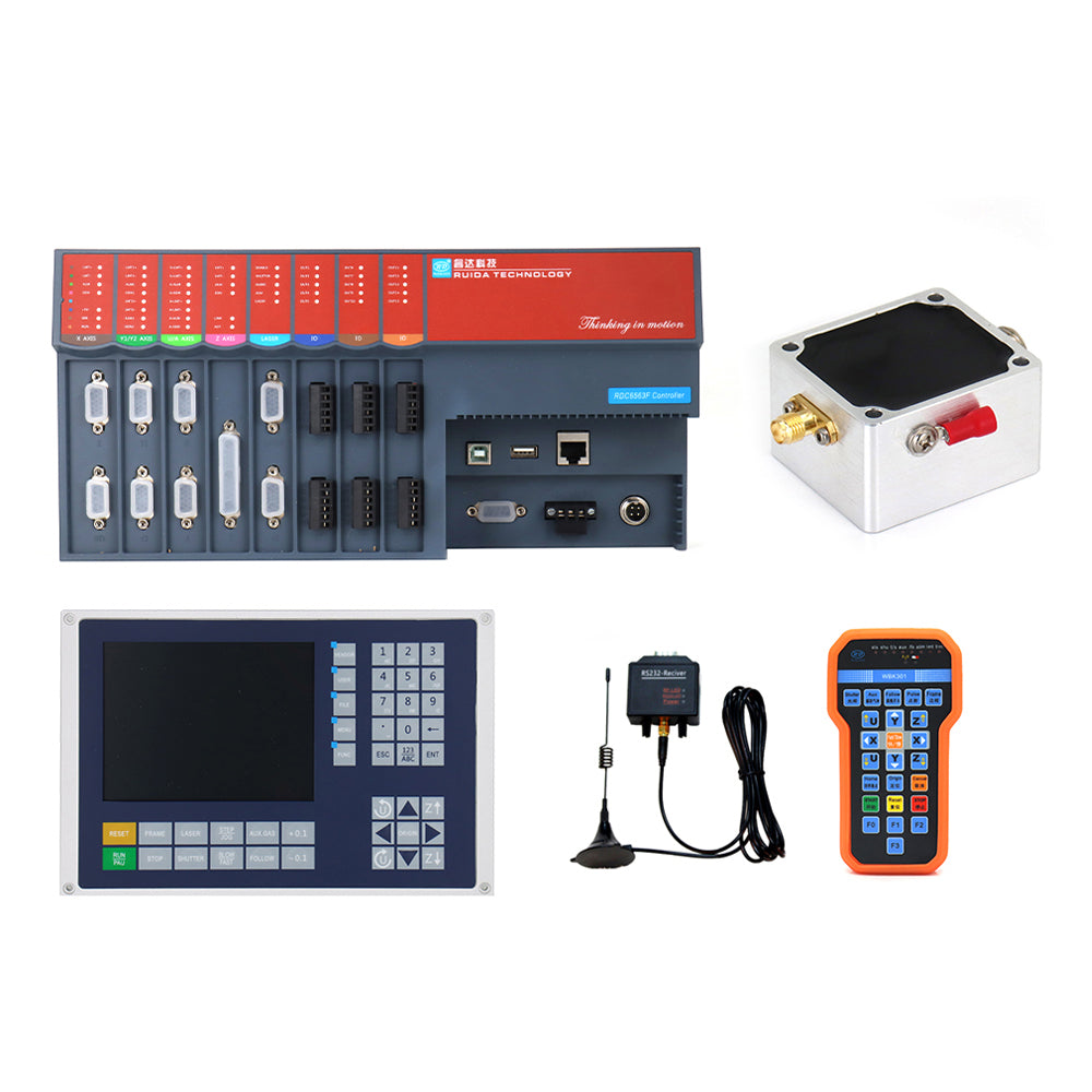 wavetopsign-ruida-rdc6563f-standalone-fiber-laser-cutting-controller-use-for-laser-below-1500w-machine