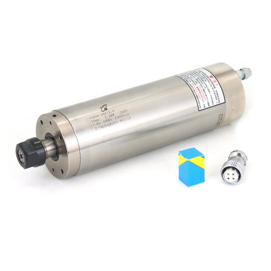 WaveTopSign 1.5kw 2.2kw Water Cooled Spindle Motor For Metal Cutting