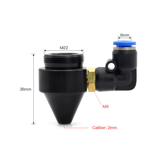 WaveTopSign Laser Nozzles With Fitting 20x50.8mm
