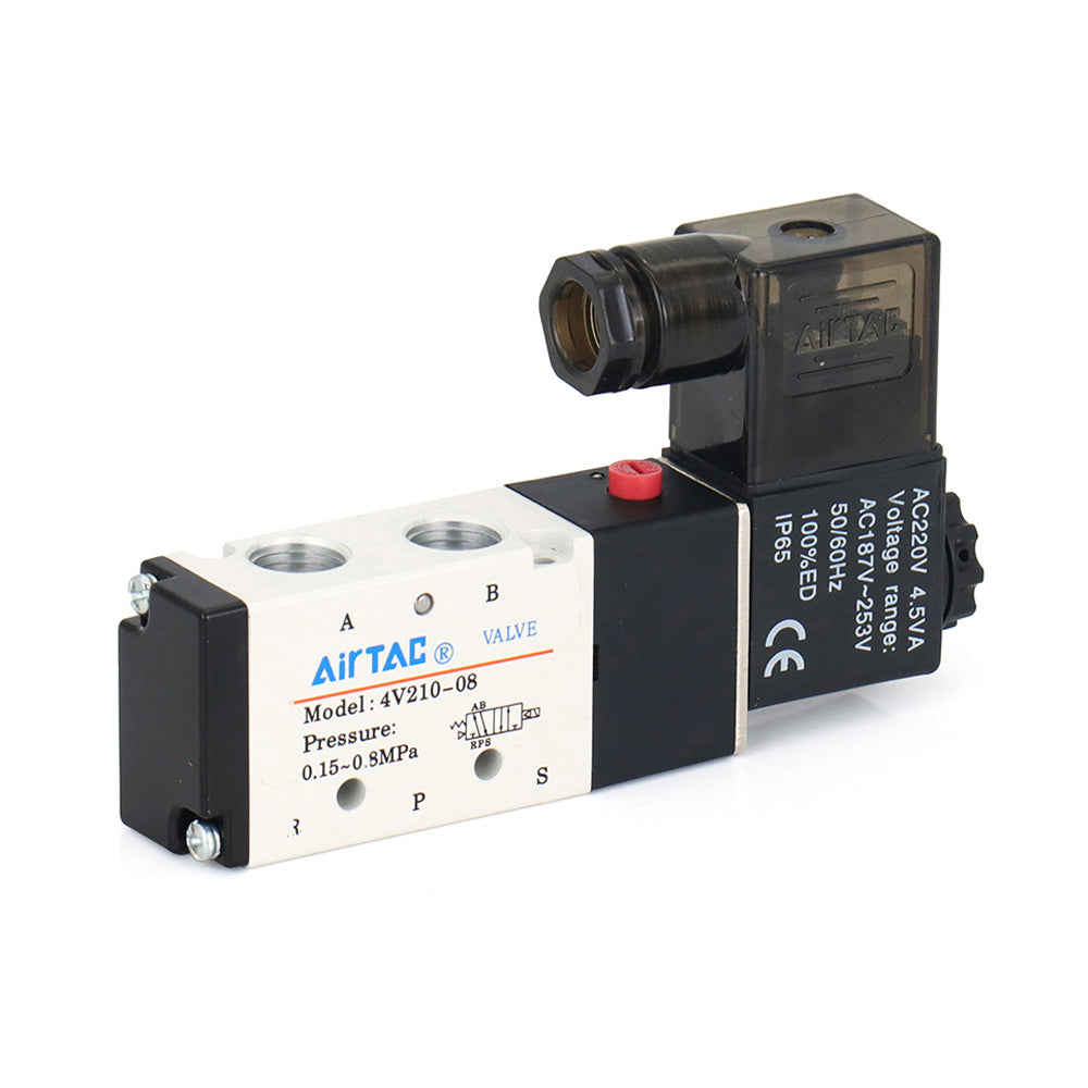 original-airtac-pneumatic-electric-solenoid-valve-5way-2-position-control-air-gas-magnetic-valve-4v210-08-12v-220v-coil-volt