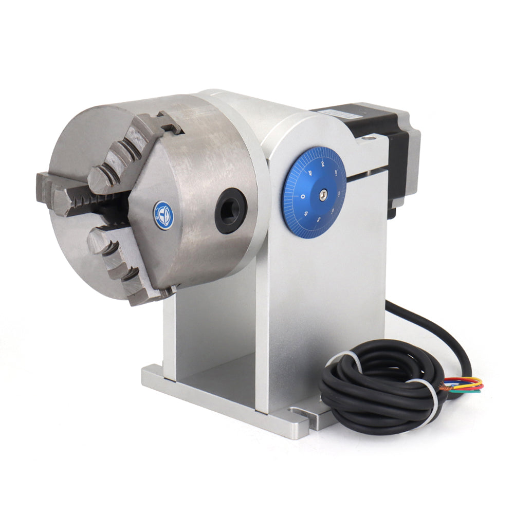 wavetopsign-rotary-worktable-chuck-diameter-80mm-100mm-rotary-attachment-with-driver-dm542-3500r-min-for-laser-marking-machine