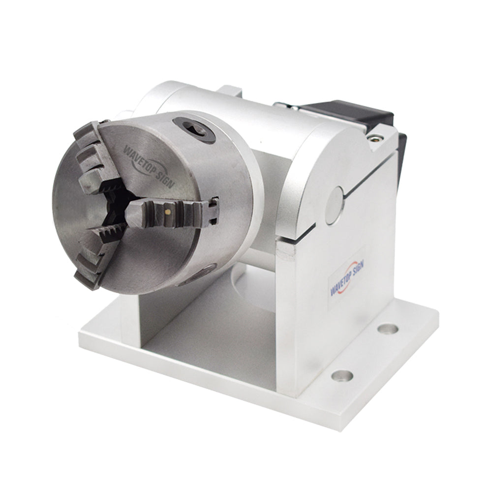 portable-laser-marking-machine-rotary-worktable-claw-80mm-100mm-driver-dm542-chuck-rotating-table-small-size-and-light-weight