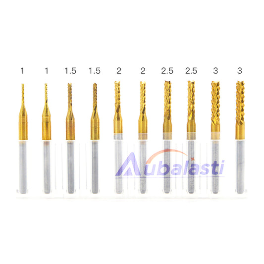 WaveTopSign 3.175mm PCB Carbide End Mill Tools