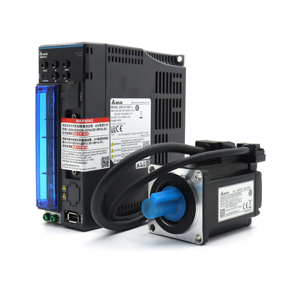 wavetopsign-delta-b3-400w-servo-motor-kits-asd-b3-0421-l-ecm-b3m-ca0604rs1-ss1-replaces-b2-series-400w