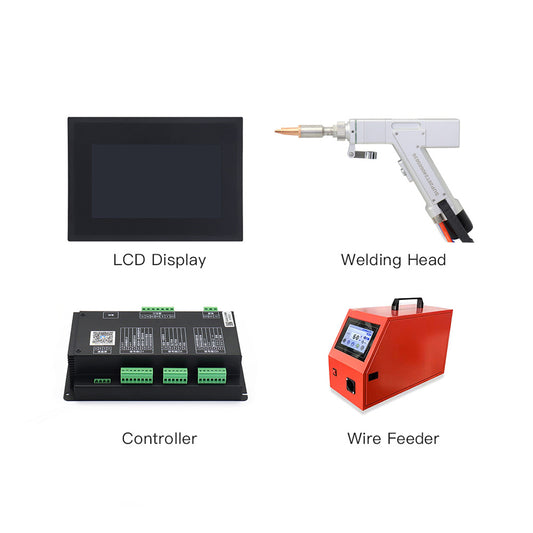 WaveTopSign CQWY SUP23T Fiber Laser Welding Head Wire Feeder SUP-AFM-A