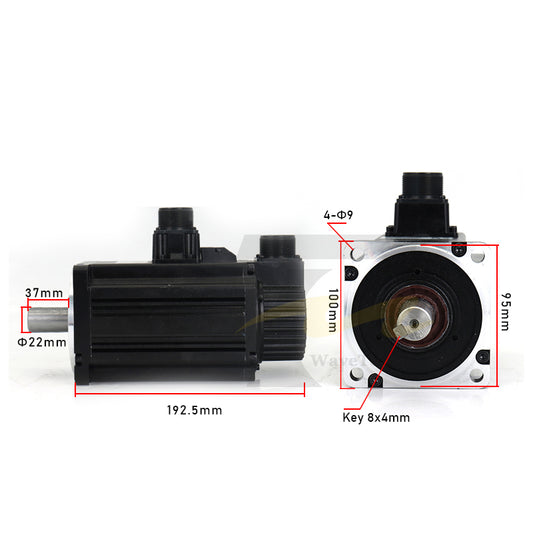 Delta A2 Series absolute Servo Motor kit 1KW ASD-A2-1021M ECMA-CA1010RS ECMA-CA1010SS 3.18NM 7.3A 3000rpm with 3M Cable