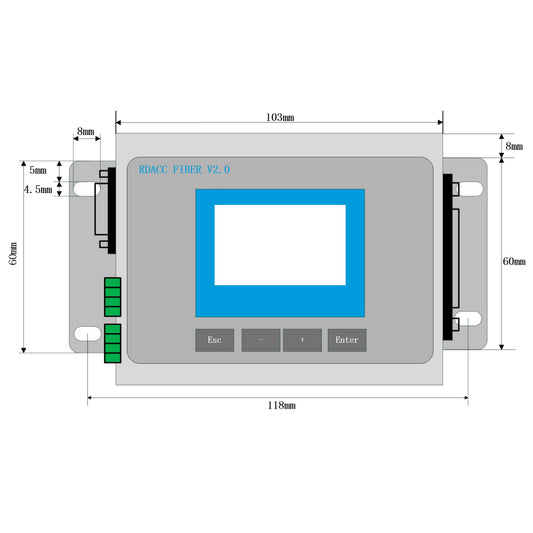 WaveTopSign Ruida Fiber Adapter Board RDACC-Fiber-V2.0