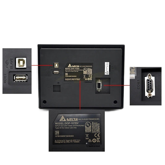 WaveTopSign Delta DOP-107BV HMI Touch Screen 7 Inch With Cable