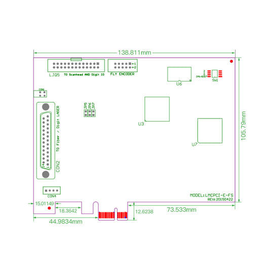 WaveTopSign JCZ  PCI-E Laser Marking Control Card