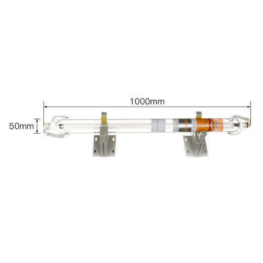 WaveTopSign TongLi 50W Co2 Glass Laser Tube 50x800mm 50x1000mm