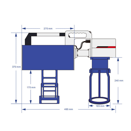 WaveTopSign 355nm 3W 5W Hand-held UV Laser Marking Machine Marking Range 100mm