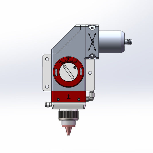 WveTopSign DIY Mini Fiber Laser Cutting Head SMA905 2KW Straight Head / 90° / QBH Head Manual
