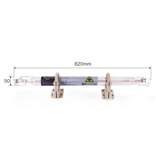 WaveTopSign 50W Co2 Glass Laser Tube Dia.50mm L820mm