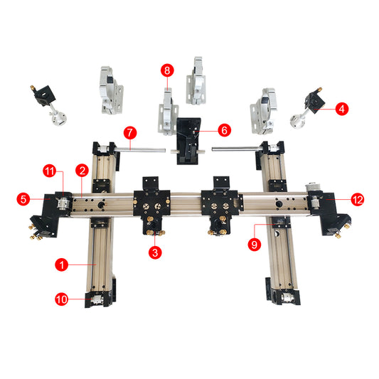 WaveTopSign Mechanical Parts 4060 Set Inner Sliding Rails Kits