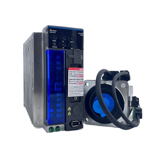 WaveTopSign Delta E3 100W Servo Motor Kits ASD-B3-0121-L + ECM-E3L-C20401RSE / SSE