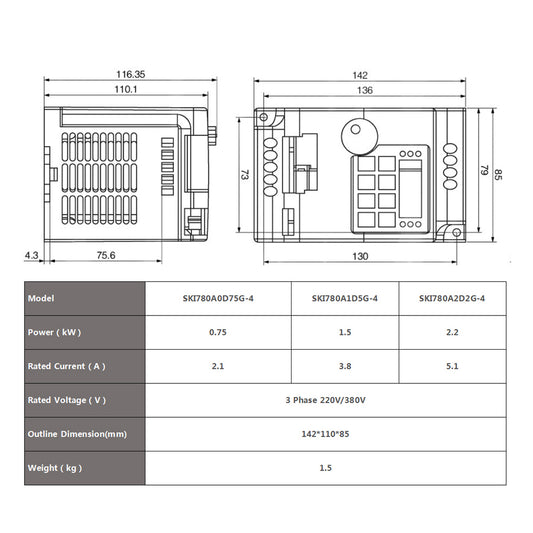 WaveTopSign 2.2kw ER20 Water Cooled Spindle Kits