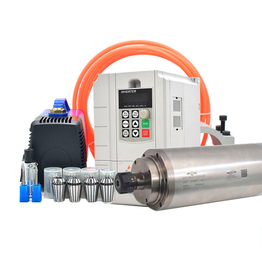 WaveTopSign 5.5KW Water Cooled Spindle Motor Kits GDZ125-5.5