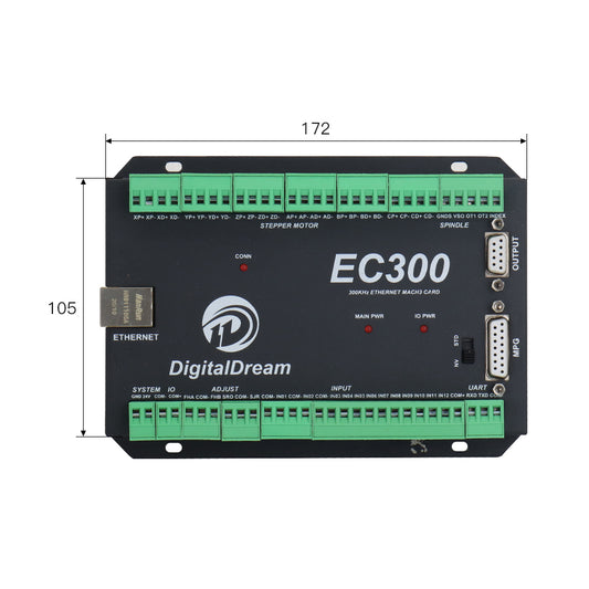 WaveTopSign NVUM Mach3 EC300 3-6Axis CNC Motion Controller