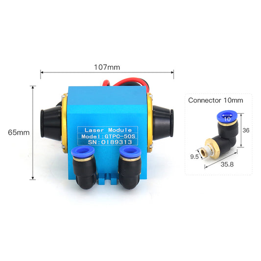 WaveTopSign GTPC 50W Elbow YAG Laser Module