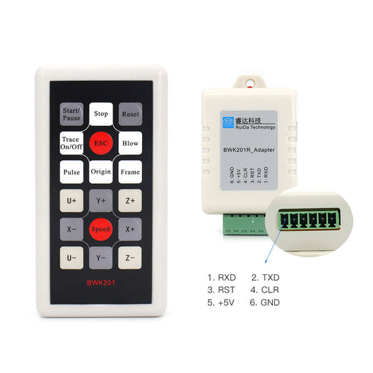 WaveTopSign Ruida BWK201R Wireless Handle