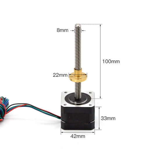 WaveTopSign Nema17 Stepper Motor T8 Screw