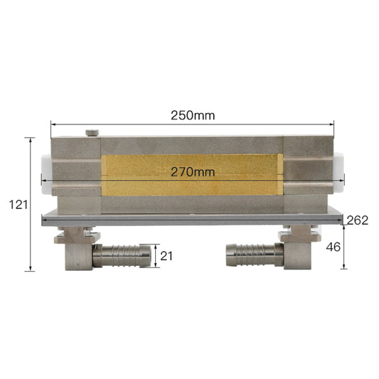 WaveTopSign YAG Dual Lamp Laser Weling Cavity Cavity Length 110-190mm