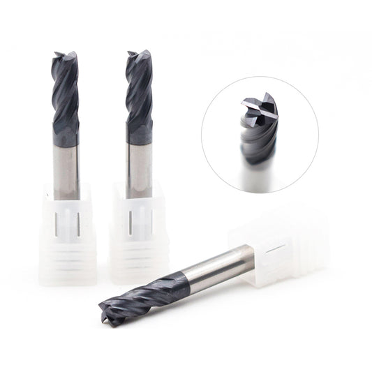 WaveTopSign HRC60 4 Flutes Solid Carbide End Mill Milling Cutter