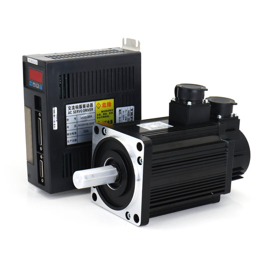 WaveTopSign 1.8KW AC Servo Motor Driver Kits 6N.m 110ST-M06030+AASD 30A