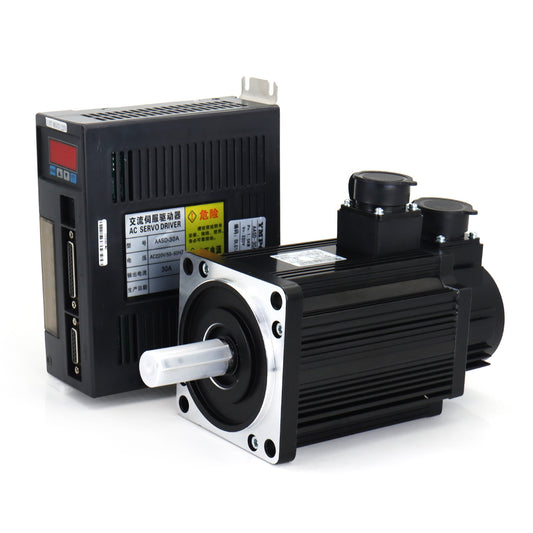 WaveTopSign 1.2KW AC Servo Motor Driver Kits 4N.m 110ST-M04030+AASD-30A
