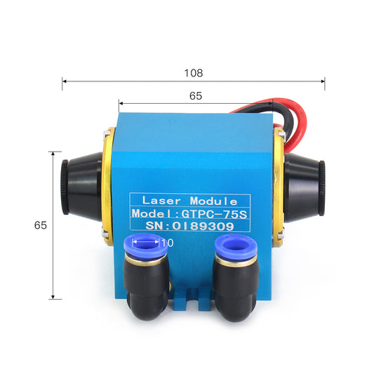 WaveTopSign GTPC 75S 75W Elbow YAG Laser Module GTPC-75S 90° Laser Diode Pump