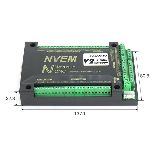 WaveTopSign Mach3 NVEM V2.1 CNC Motion Controller 3-6Axis