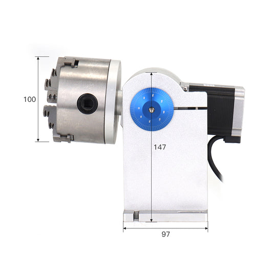 WaveTopSign D80 D100 Rotary Attachment Set