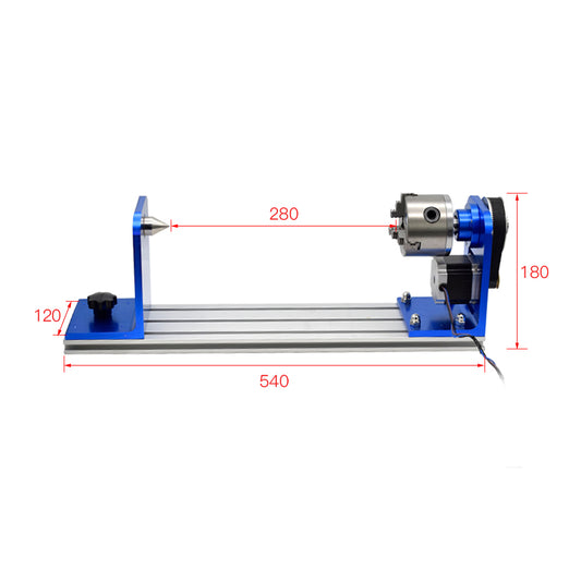 WaveTopSign Rotary Engraving Attachment With Chucks
