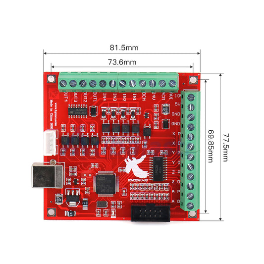 WaveTopSign CNC Mach3 4-Axis USB Motion Control Card