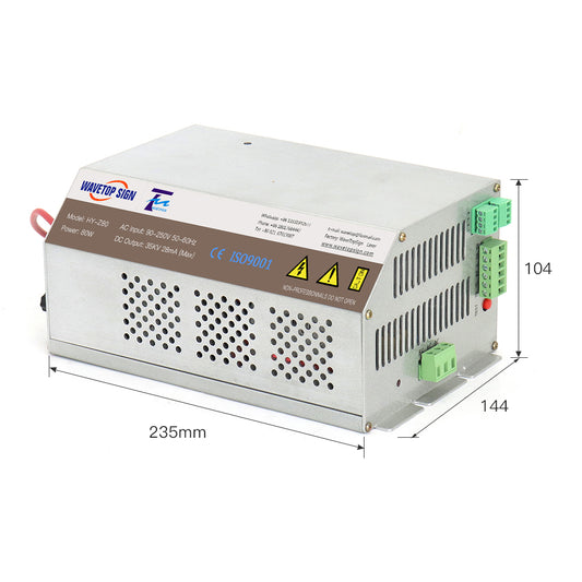 WaveTopSign 80-100W HY-Z80 CO2 Laser Power Supply