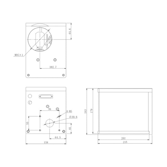 WaveTopSign Co2 Laser Galvo Scanner Head