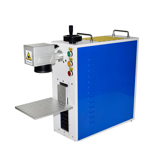 WaveTopSign 20-60W Portable Fiber Laser Marking Machine Raycus Fiber Laser Source and JCZ V4 Control Card SG7110 Gavo Head Set