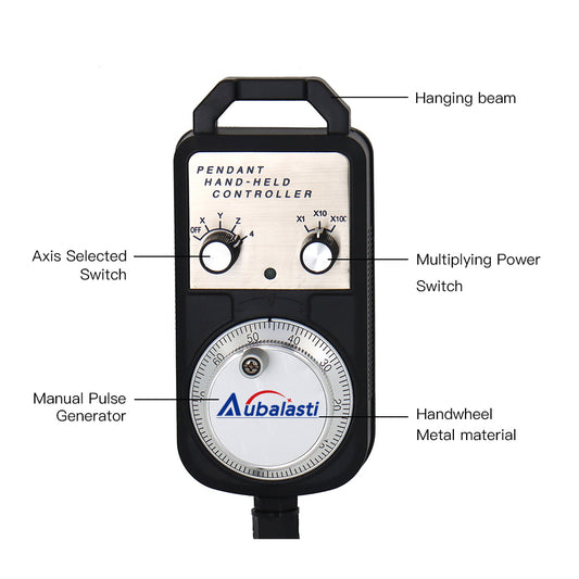 WaveTopSign CNC MPG Pendant Handwheel 4/6Axis 5V